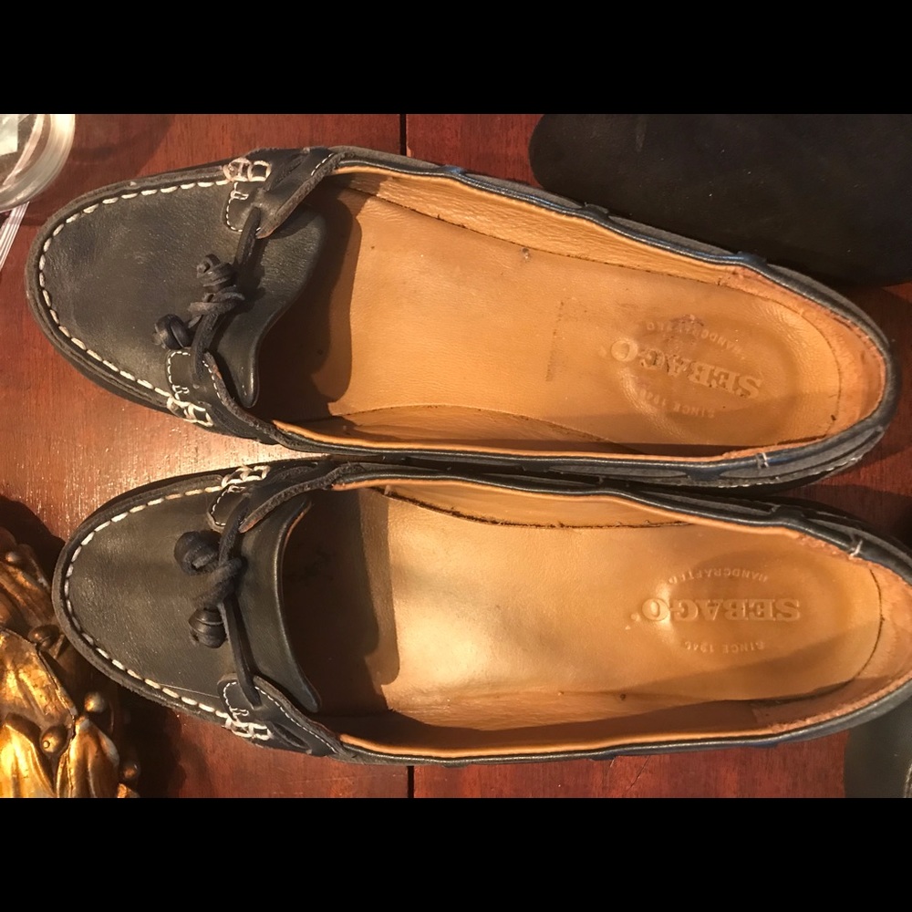 Navy blue shoes